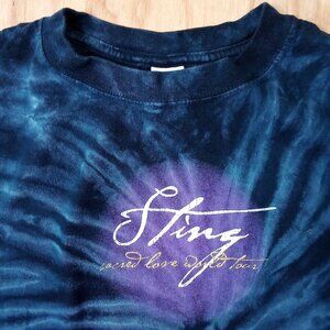 Vintage Sting Sacred Love World Tour Tie Dye T-Shirt